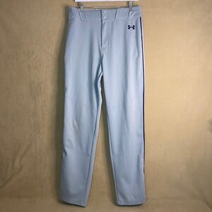 Under Armour Authentic Baseball Softball Pants Light Gray Youth athletic Sz L